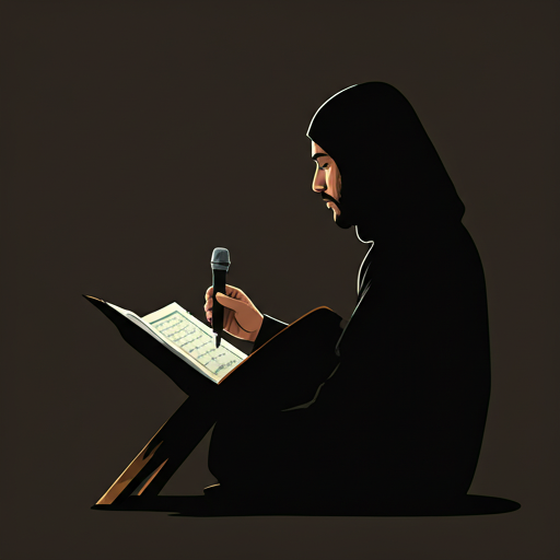 Person reciting Quran