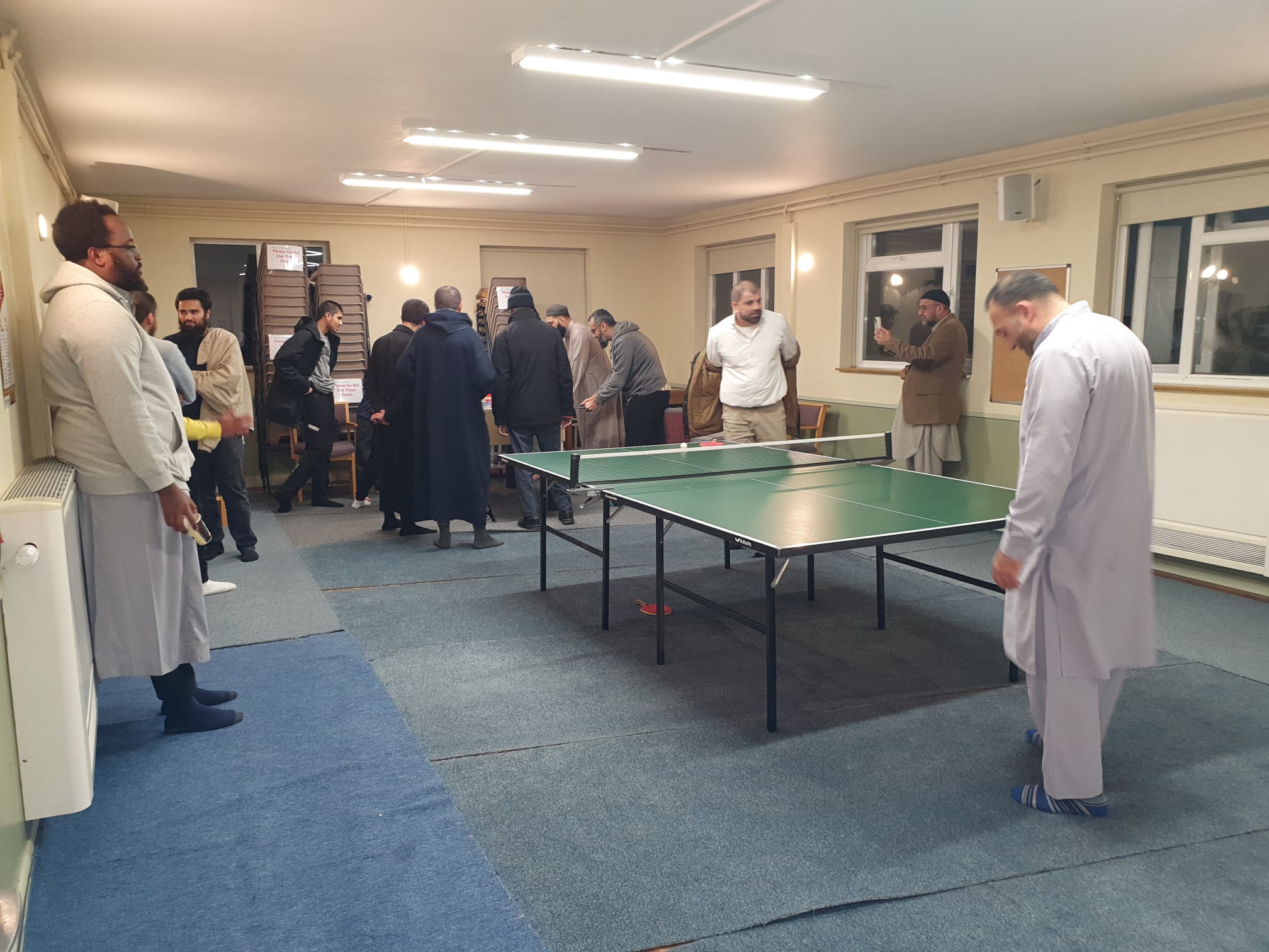 Masjid prayer hall interior